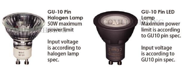 Hohe des Lumen-LED Beleuchtung Landschaftsder scheinwerferlicht-GU10 mit Rundfuß 110 - 240VAC 1