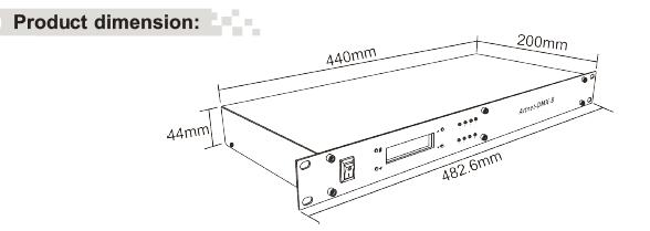 8 DMX512 Ausgabekanäle Artnet - zu - DMX-Konverter-Ethernet-Kontrollsystem 0
