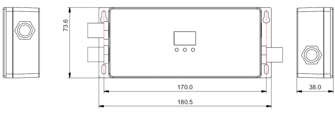 RGBW 4 kanalisiert Ertrag des Decoder-DMX512 Bewertung, den im Freien IP67 maximales 720W imprägniern 0