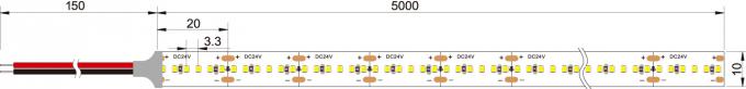 Beleuchtet SMD geführtes Band des Streifen-24VDC 2216 300 LED/M Seamless Light Output hohes CRI90 CRI95 0