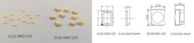 Kleiner flexibler LED hoher Wert R9 des Paket-2216Decorative der Neonbeleuchtungs-CRI90 SDCM < 3 1