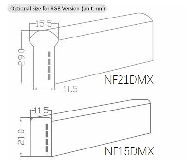 Neon- LED Seil-Lichter DMX512 Digital, Bendable LED Neon-Flex Light UVbeständiges 2