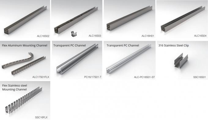 Befestigung des Profils für Neon-LED Flex F17